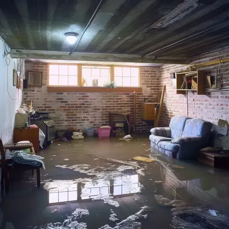 Flooded Basement Cleanup in New Baden, IL